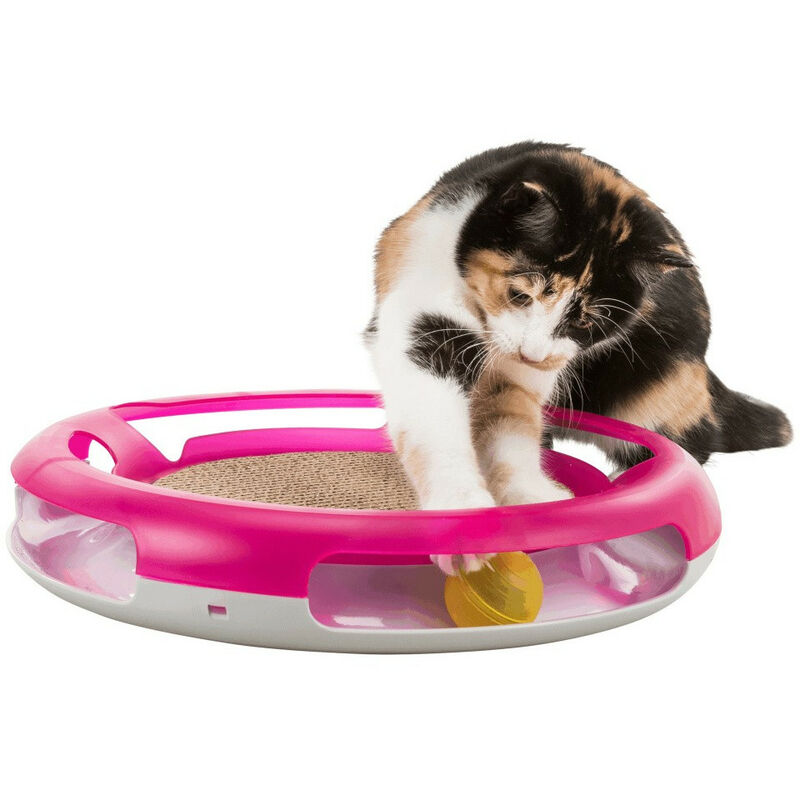 

Trixie - Juguete para gatos Race & Scratch ø 37 cm