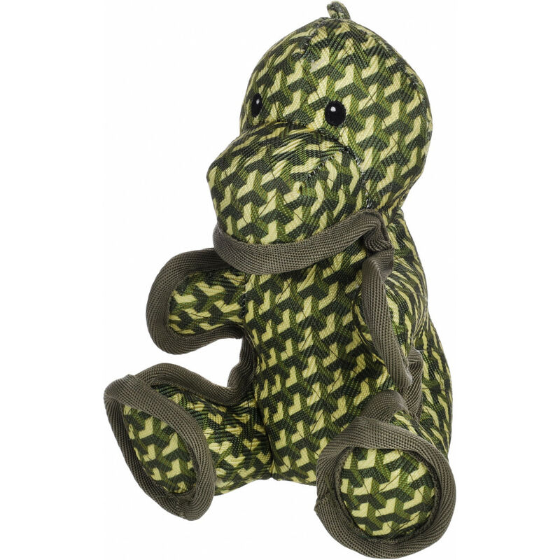 

Juguete para perro Strong Stuff Dino verde 23 cm.