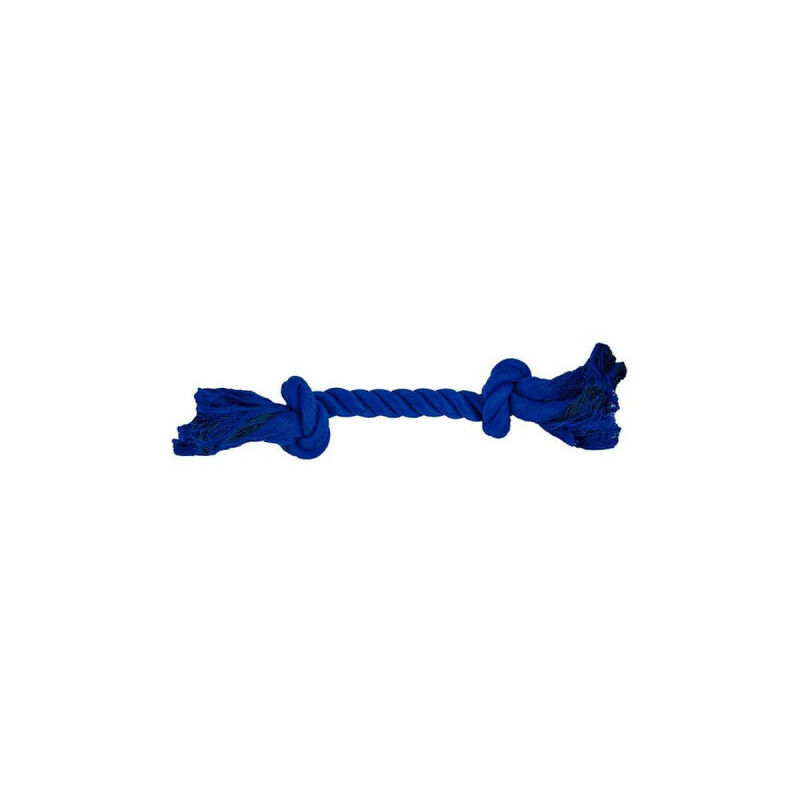 

Juguete para perros cuerda dental de 2 nudos - 27,5cm - Azul - Nayeco