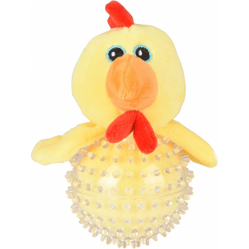 

Juguete para perros. Pollo amarillo WILCO. Longitud 16 cm aprox.