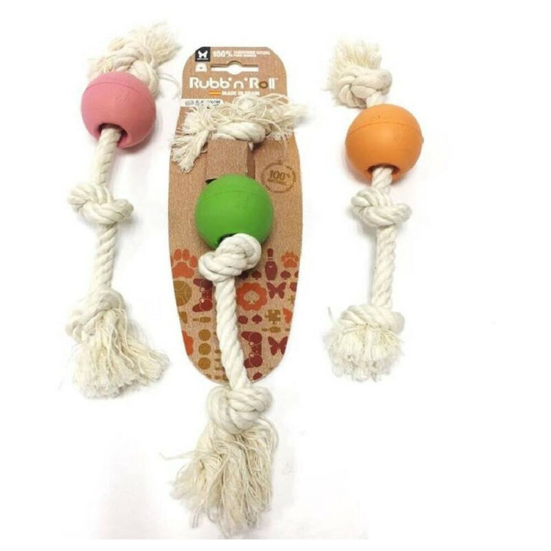 

Juguete Perro Pelota - Cuerda Natural Caucho