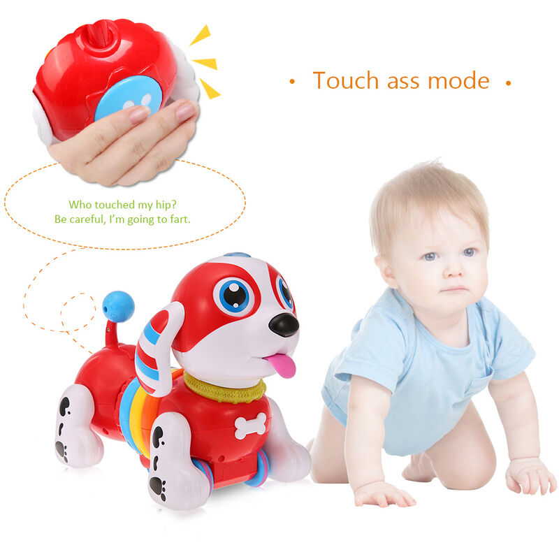 

Juguetes CANHUI BB396 IR RC inteligente salchicha perro cantar baile caminar Robot perro electronico mascota juguete educativo para niños