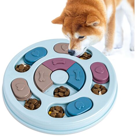 Juguetes de rompecabezas para perros, juguetes inteligentes para perros con sonido, juguetes interactivos para perros con actividades, juguetes dispensadores de comida para perros y gatos pequeños, me