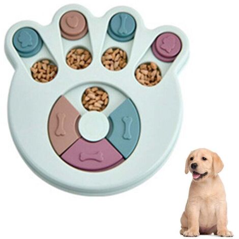 Juguetes interactivos para cachorros, dispensador de premios para entrenamiento de perros pequeños, alimentador lento para facilitar la digestión