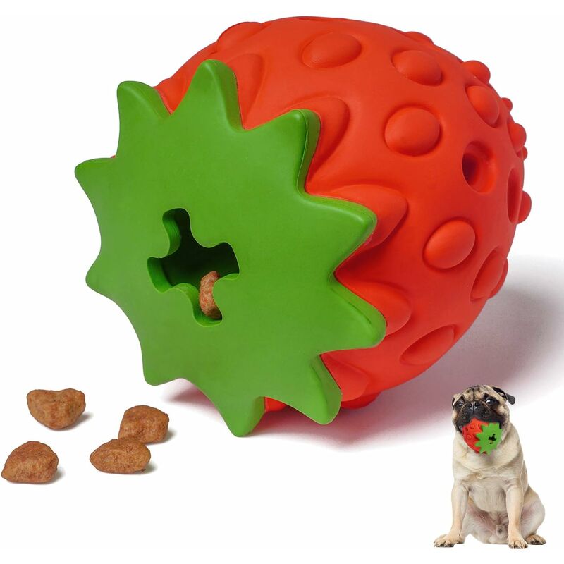 Juguetes para perros para masticadores agresivos, juguete indestructible para masticar perros para entrenamiento y limpieza, juguetes de goma