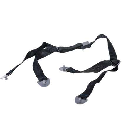 Portwest – Lot de 5 jugulaires 4 points noir – Maintien optimal pour casques de sécurité – Boucle réglable pour ajustement facile
