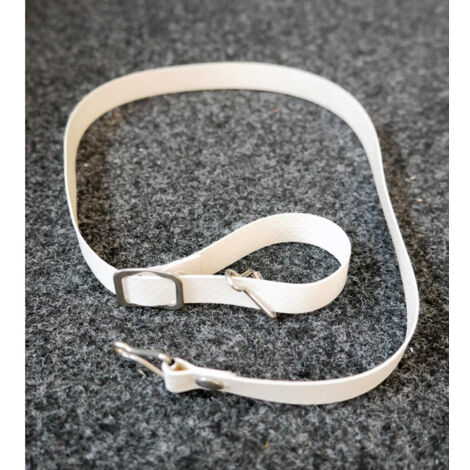 Jugulaire blanche longueur 540mm réglable pour casque de chantier DERANCOURT