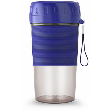 Juice Machine, 300ML Mini Portable Electric Juicer, Fruit Extractor, Juicer, Smoothie, USB, Blue