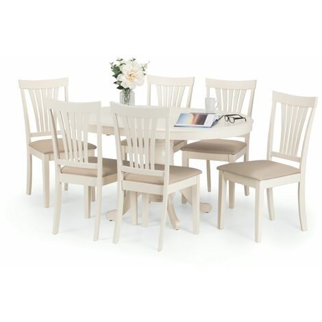 Julian Bowen Dining Set - Stanmore Dining Table and 6 Chairs
