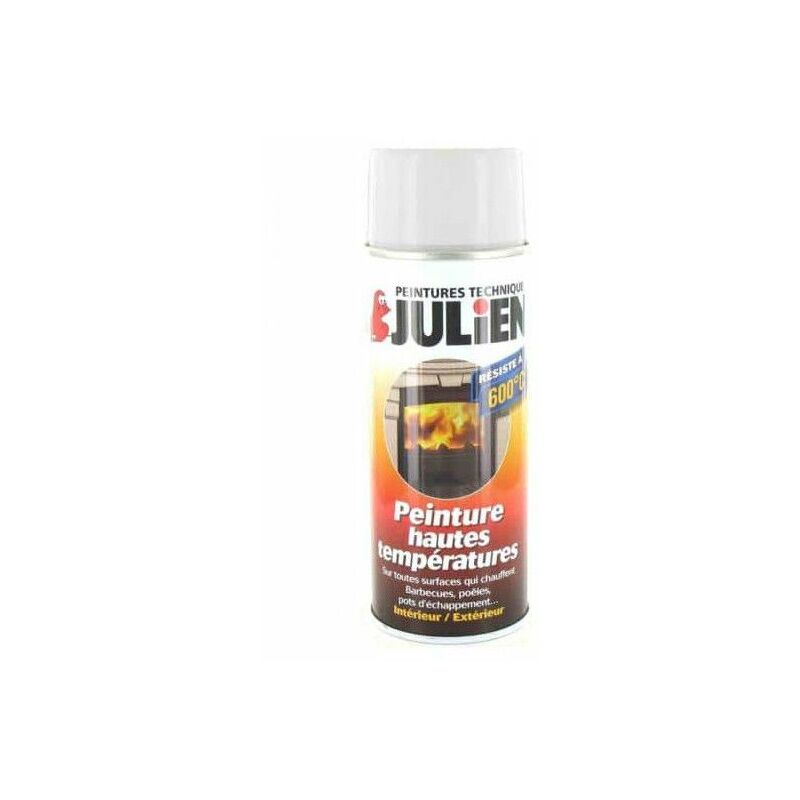 

Julien pintura en aerosol alto brillo temperatura 400ml blanco - Blanc