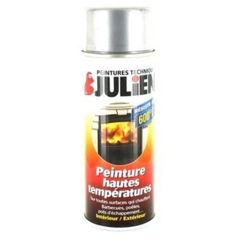 JULIEN vernice aerosol ad alta temperatura in alluminio satinato 400ml