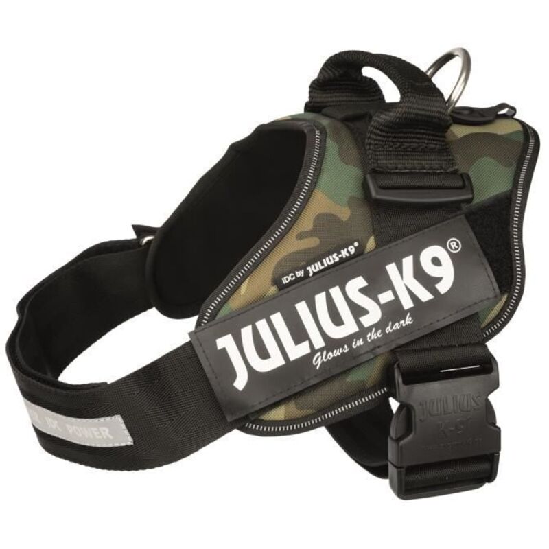 JULIUS-K9 IDC® power harness, camouflage - Size 1