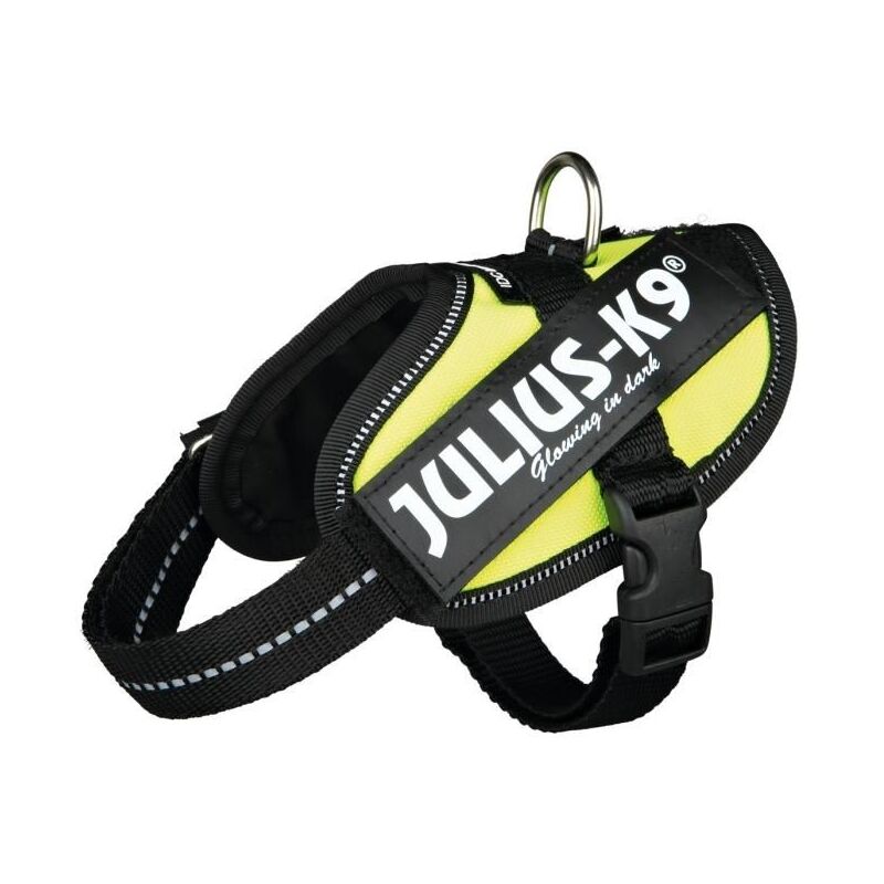 JULIUS-K9 harnais power idc baby 2/XSS: 3345CM jaune fluo pour chien 14817