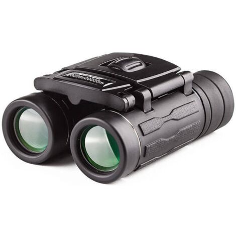 Jumelles compactes 40x22 pour adultes enfants, télescope professionnel avec vision de haute qualité (noir) -BISBISOUS