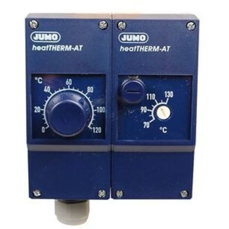 JUMO Thermostat de chaudière avec limiteur de température de sécurité avec doigt de gant