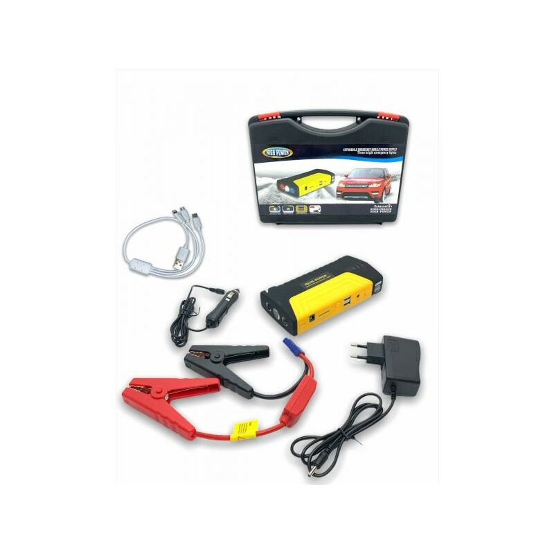 Image of Jump starter portatile di emergenza batteria booster caricabatterie auto