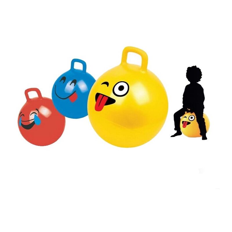 Image of Jumping Ball Palla per Saltare Bambini 3 Colori Gioco Bimbi Casa Giardino Hopper - Colore Giallo