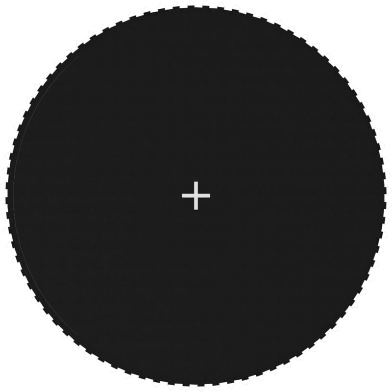 Jumping Mat Fabric Black for 14 Feet/4.27 m Round Trampoline Vidaxl