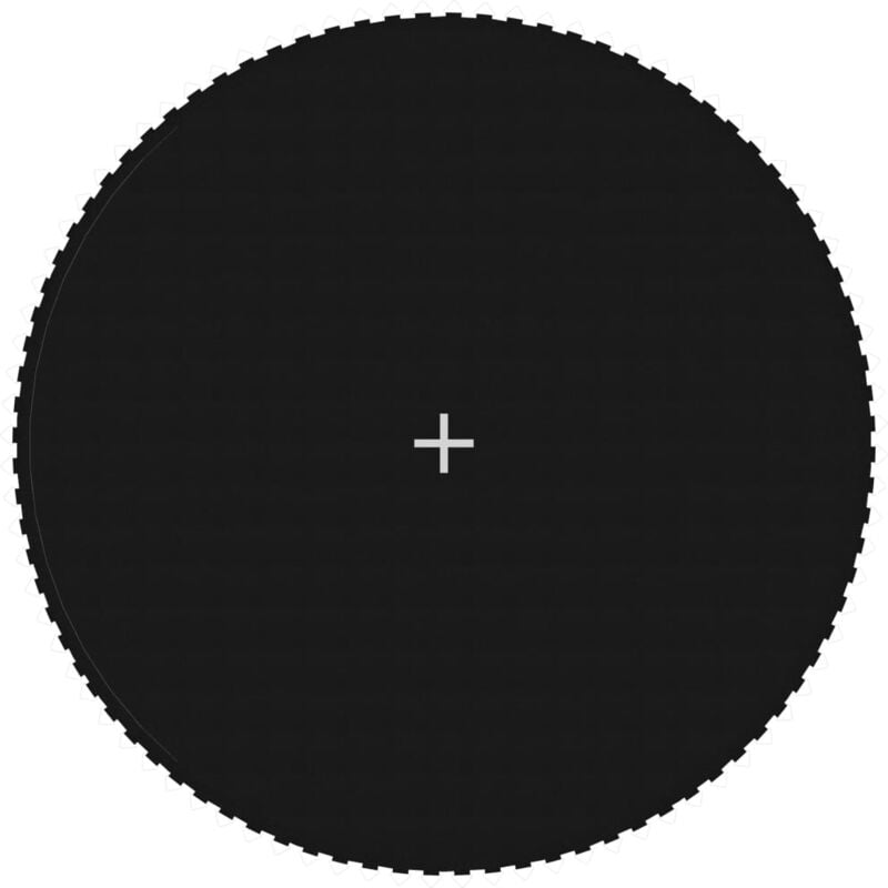 Jumping Mat Fabric Black for 15 Feet/4.57 m Round Trampoline Vidaxl