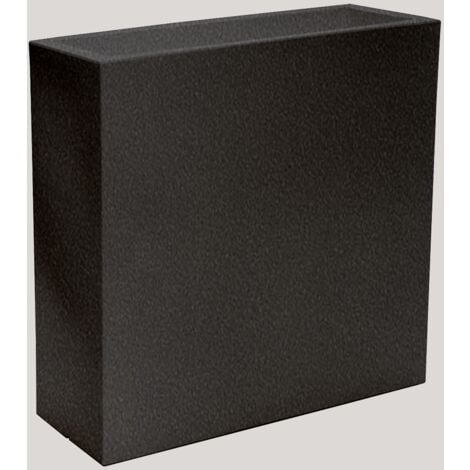 MOOVERE JUNCO Macetero Rectangular y Alto de Interior y Exterior Para Plantas y Flores Muy Resistente al Paso del Tiempo. Hecho de Polietileno en España