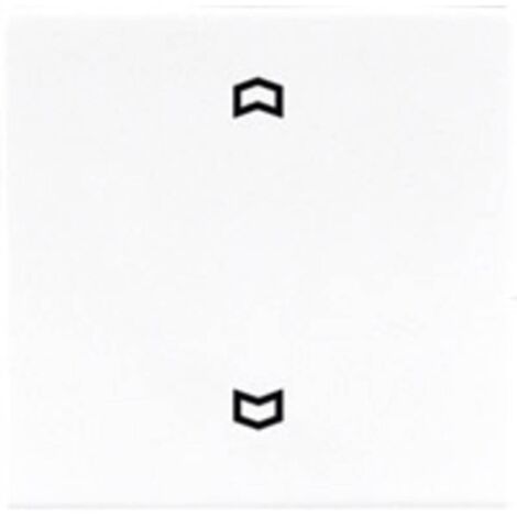 Jung 1 parte Placca di copertura Interruttore tapparelle, Pulsante/interruttore persiane Bianco LS990PWW 1 pz.
