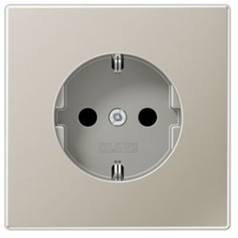 Jung 1 scomparto Frutto Presa di alimentazione schuko acciaio inox ES1520