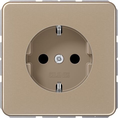 Jung 1fach Einsatz Schutzkontakt-Steckdose  Bronze CD1520GB 1 St.