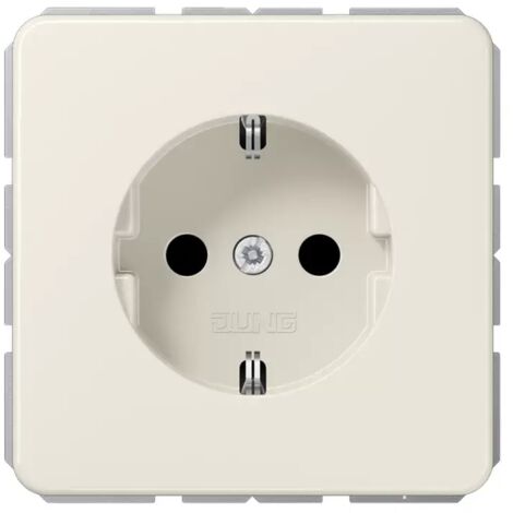 Jung 1fach Einsatz Schutzkontakt-Steckdose  Creme CD1520KI 1 St.