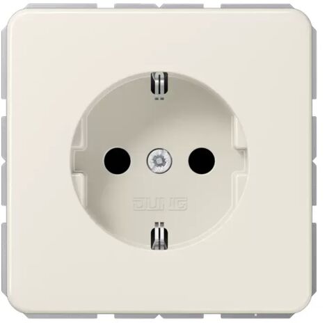 Jung 1fach Einsatz Schutzkontakt-Steckdose  Creme-Weiß CD1520NBF 1 St.