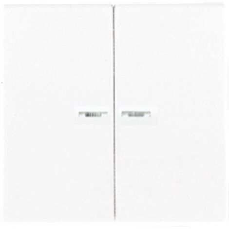 Jung 2 scomparti Placca di copertura Interruttori in serie, Pulsanti in serie Bianco LS995KO5WW