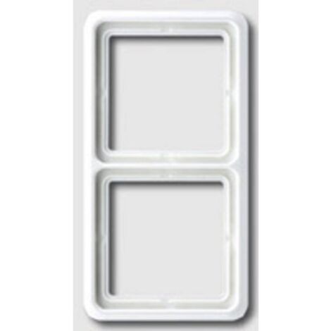 Jung 2 vie Telaio di copertura Coperchio Bianco alpino CD582WW 1 pz.