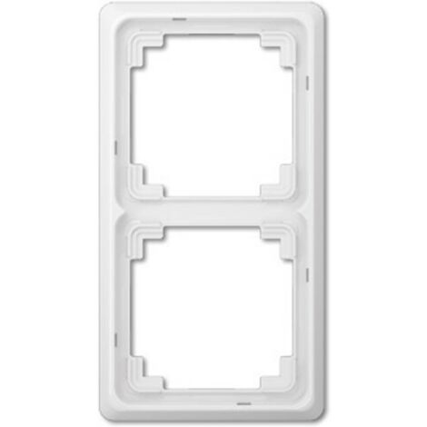 Jung 2 vie Telaio di copertura Coperchio Bianco alpino CDP582WW 1 pz.