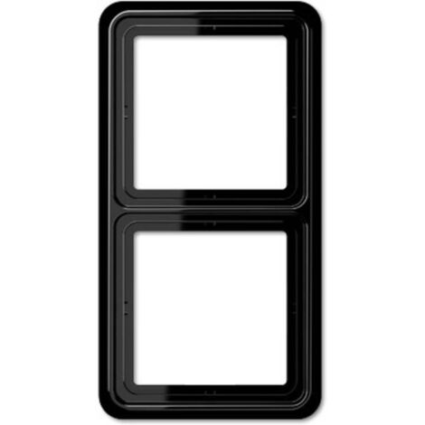 Jung 2 vie Telaio di copertura Coperchio Nero CD582SW 1 pz.