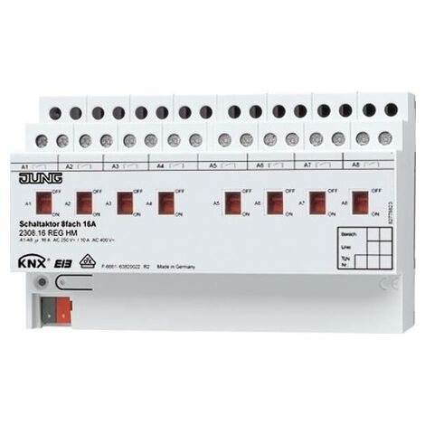 JUNG 2308.16REGHM KNX ACTIONNEUR TOR 8 SORTIES