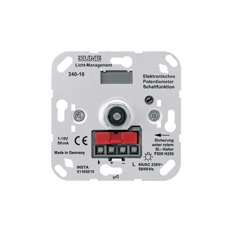 Jung - 240-10 potentiomètre électronique avec bouton push push