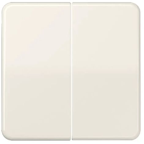 Jung 2fach Abdeckung Serienschalter, Serientaster Creme-Weiß CD595 1 St.