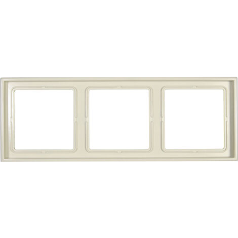 Jung 3fach Rahmen  LS 990 Creme-Weiß LS983W 1 St.