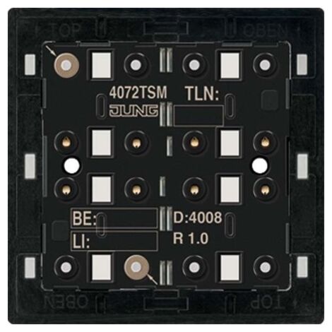 JUNG 4072TSM KNX TASTSENSOR-MODUL STANDARD 2FACH MITINTEGRIERTEM BUSANKOPPLER