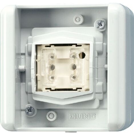 JUNG 8471.02LEDW KNX BOUTON POUSSOIR BA 1 COMPARTIMENT DE WG MI POSITION