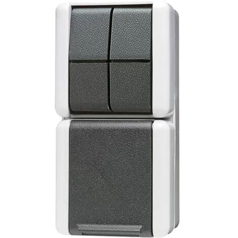 JUNG 875W Eleganter Schlüssel-Schalter in Schwarz