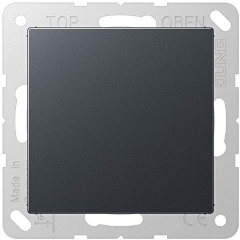 JUNG A594 - 0 ANM - COPERCHIO CIECO PRESSIONE ANTRACITE OPACO A594-0ANM