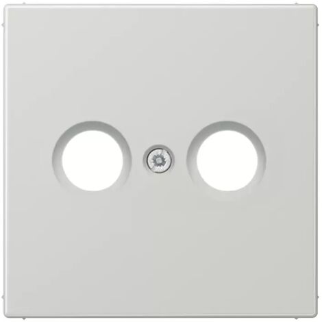 Jung Abdeckung für Antennendosen, Thermoplast, Serie LS, lichtgrau LS990TVLG