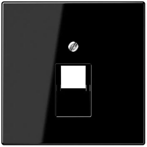 Jung Abdeckung für IAE/UAE-Anschlussdosen 1 x 8-polig, Thermoplast, Serie LS, schwarz LS969-1UASW