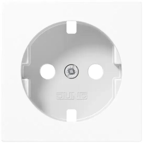 Jung Abdeckung für SCHUKO® Steckdosen, Duroplast, Serie A, alpinweiß A1520PLWW