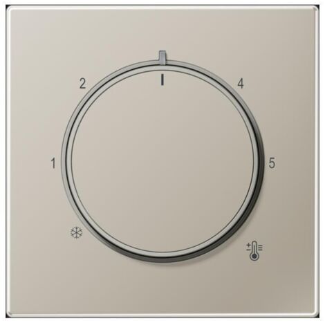 Jung Abdeckung für Thermostat, Serie LS, Edelstahl ES 1749