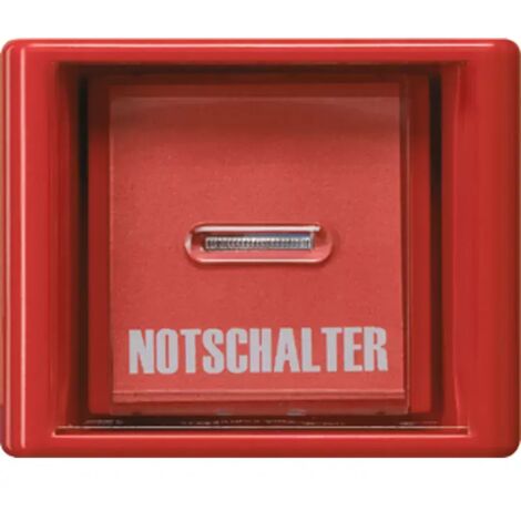 Jung Abdeckung Glasscheibe rt für Schalter/Taster AS 561 GL