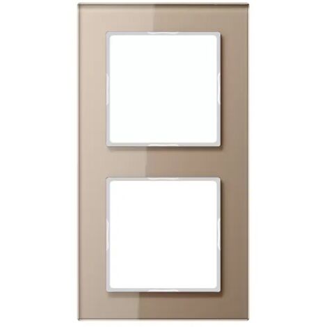 Jung AC 582 GL CH Wandschalter Glas Champagner Elegant