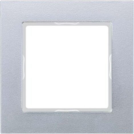 JUNG AC581AL MARCO, ALUMINIO, DUROPLÁSTICO LACADO, SIMPLE, 84 X 84MM