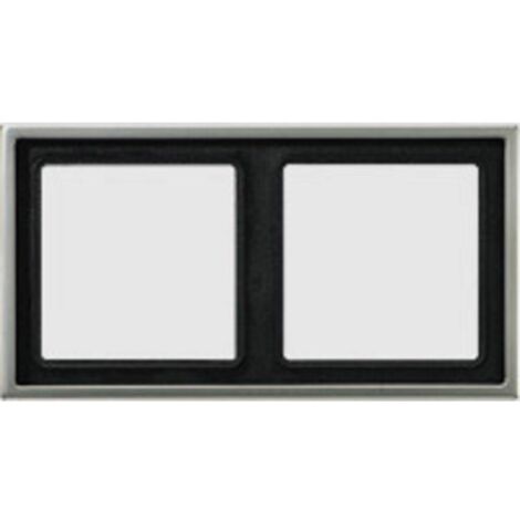 JUNG AL2982 PLACCA PER COMBINAZIONE ORIZZONTALE E VERTICALE, 2 MODULI