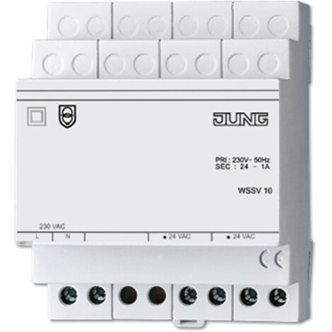 Jung Alimentación AC 24 V , para estación meteorológica, REG, 4 TE WSSV 10